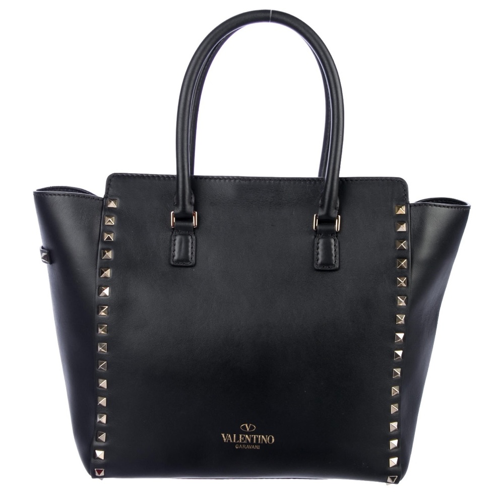 Authentic Valentino Medium Rockstud Tote